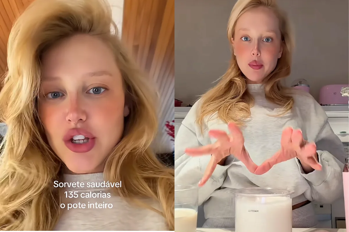 Sorvete saudável: Malu Borges ensina receita favorita com 135 calorias
