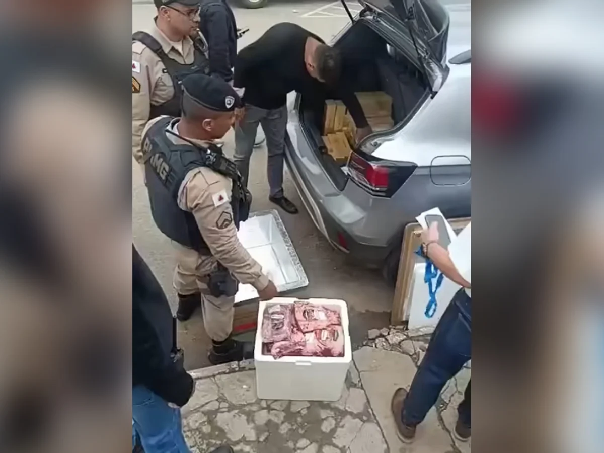 MG: dupla é presa após furtar R$ 12 mil em picanha e whisky de supermercado