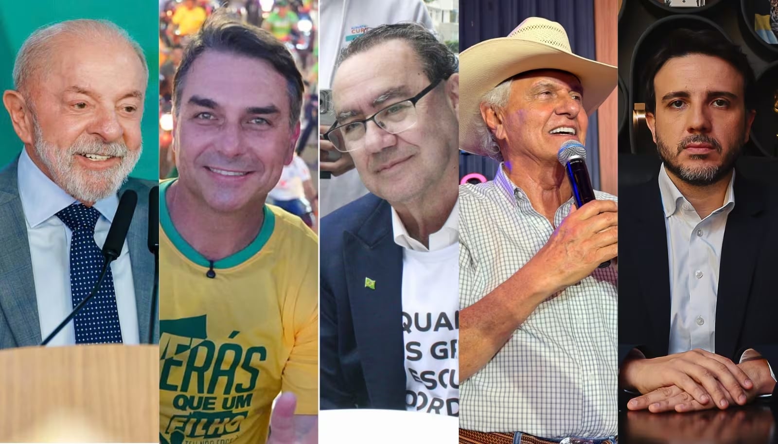 Candidatos à Presidência cumprem agenda há duas semanas das eleições 2026 Montagem R7: Ricardo Stuckert/PR - 14.09.26; Vittor Sales/ Divulgação Campanha Flávio Bolsonaro - 14.09.2026; Equipe Campanha Augusto Cury - 15.09.26;Alexandre Gajardoni/PSD; Luiz Rebelato