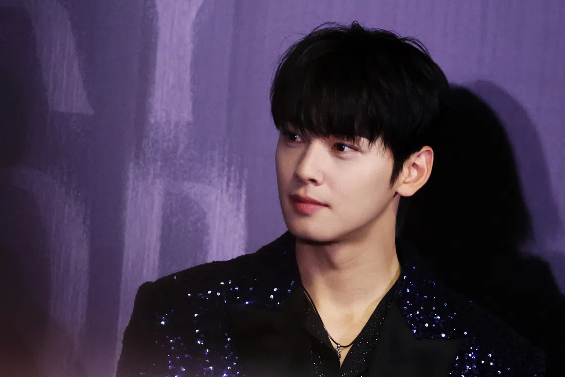 The woman is accused of secretly listening to Cha Eun-woo’s conversations by attaching a listening device under a table at a cafe.