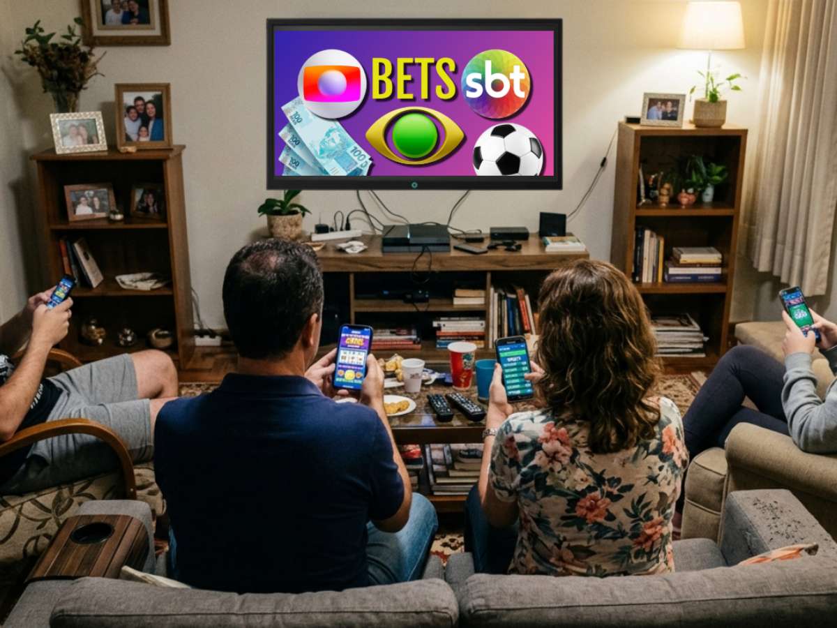 Casas de apostas investiram R$ 542,4 milhões na TV aberta entre janeiro e agosto, liderando o ranking de anunciantes