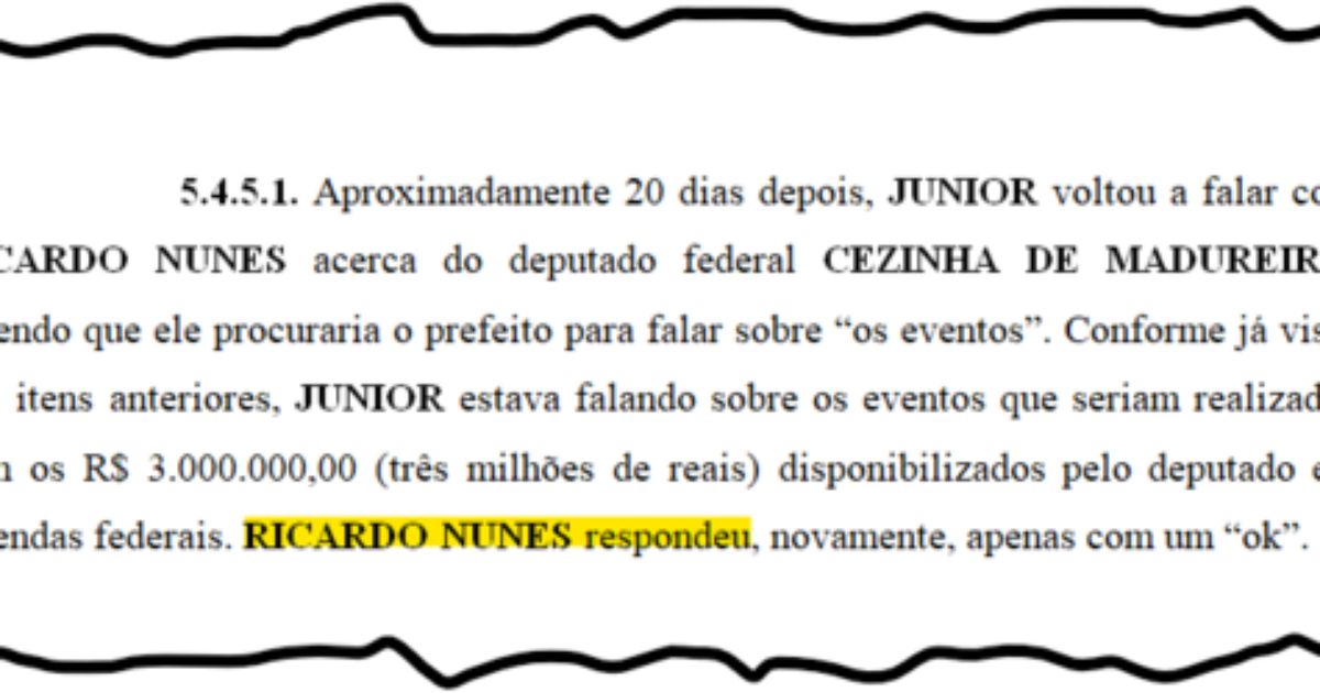 STF e PGR travam investigação sobre envolvimento de Cezinha de Madureira em desvio de emendas em SP