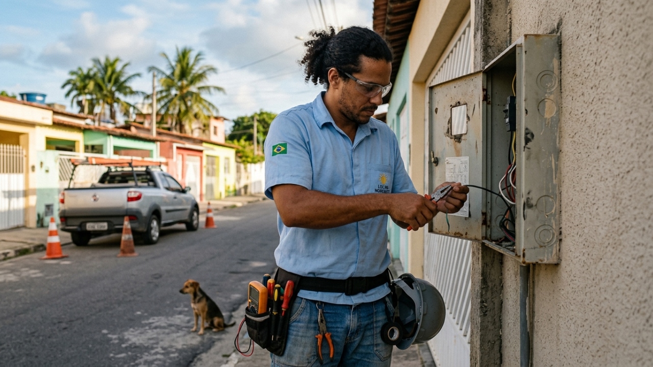 Quanto um eletricista cobra para refazer a instalação elétrica de uma casa de 70 m² em 2026