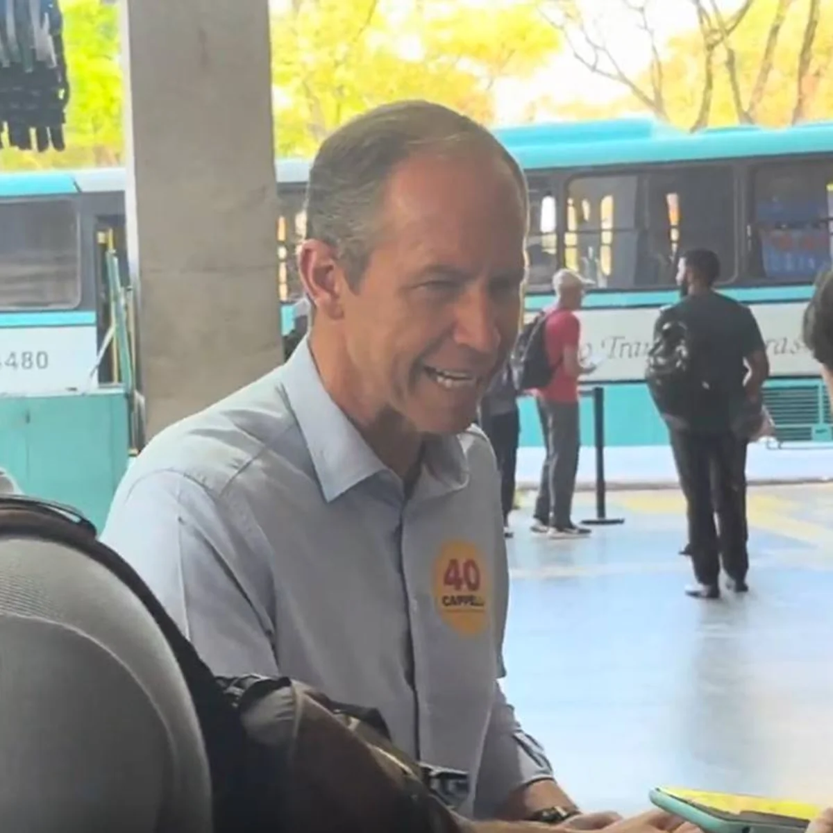 Em Planaltina, Cappelli promete projeto para reduzir espera no transporte