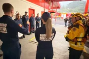 Fotos: bombeiros detalham buscas pelo helicóptero de Rick, dupla de Renner