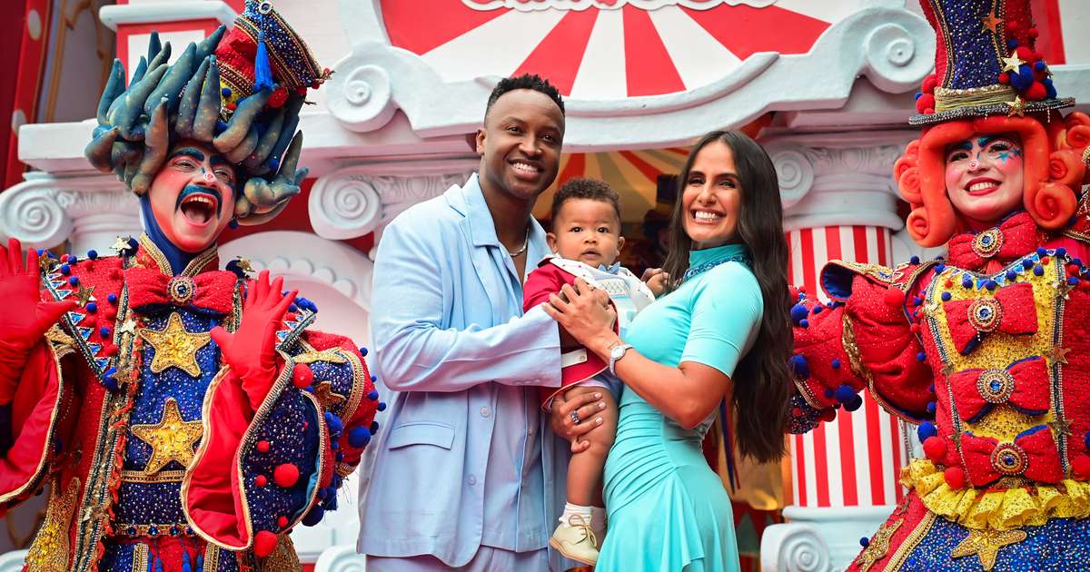 Com Neymar, Huck e mais, filho de Thiaguinho e Carol Peixinho ganha festão de luxo em SP; veja fotos