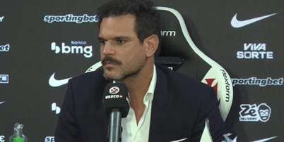 Admar Lopes conversa com a imprensa ap&oacute;s apresenta&ccedil;&atilde;o de Gabriel Pereira &ndash; Foto: Reprodu&ccedil;&atilde;o de v&iacute;deo / Jogada10