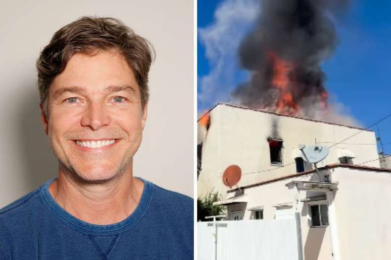 Ex-galã da Globo desabafa sobre incêndio que destruiu casa nos EUA e enaltece ajuda de amigos: 'Não temos onde ficar'