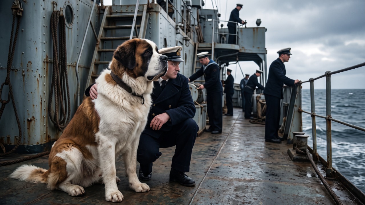 Bamse era um cão que navegava com a Marinha norueguesa na Segunda Guerra Mundial e ficou famoso por proteger marinheiros e acompanhá-los pelas ruas da Escócia