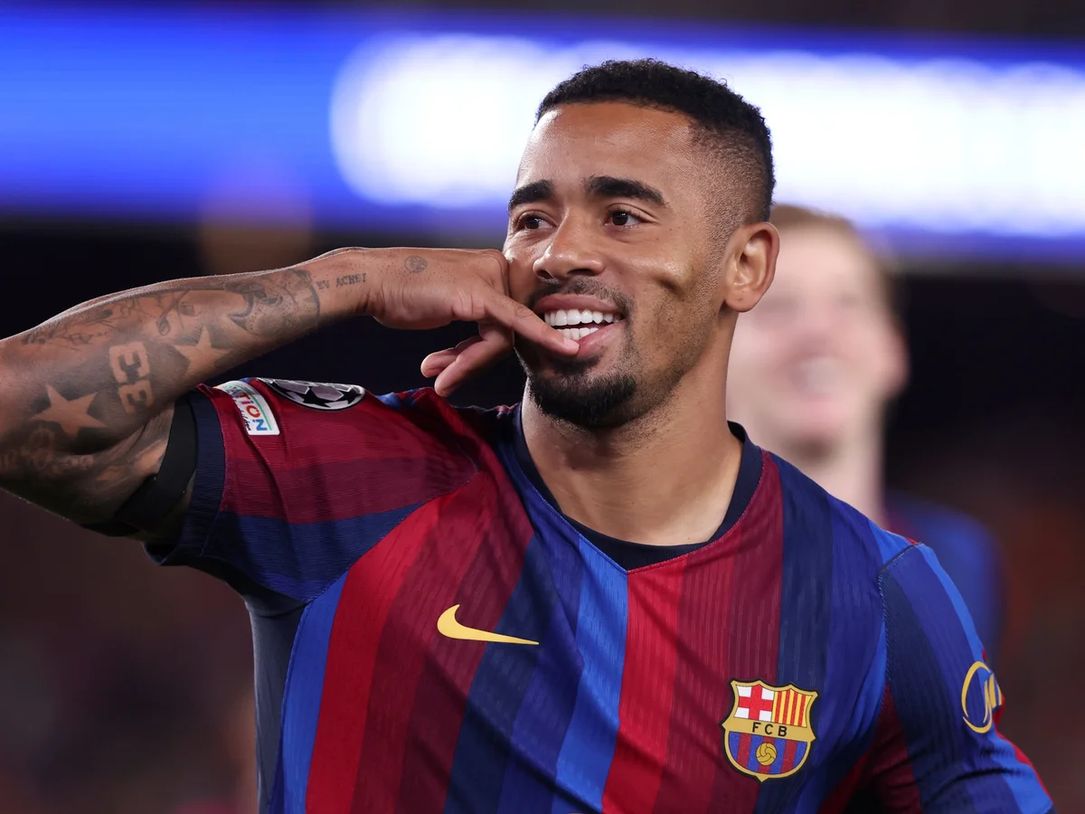 Barcelona: sem Raphinha, Gabriel Jesus será titular contra o Getafe
