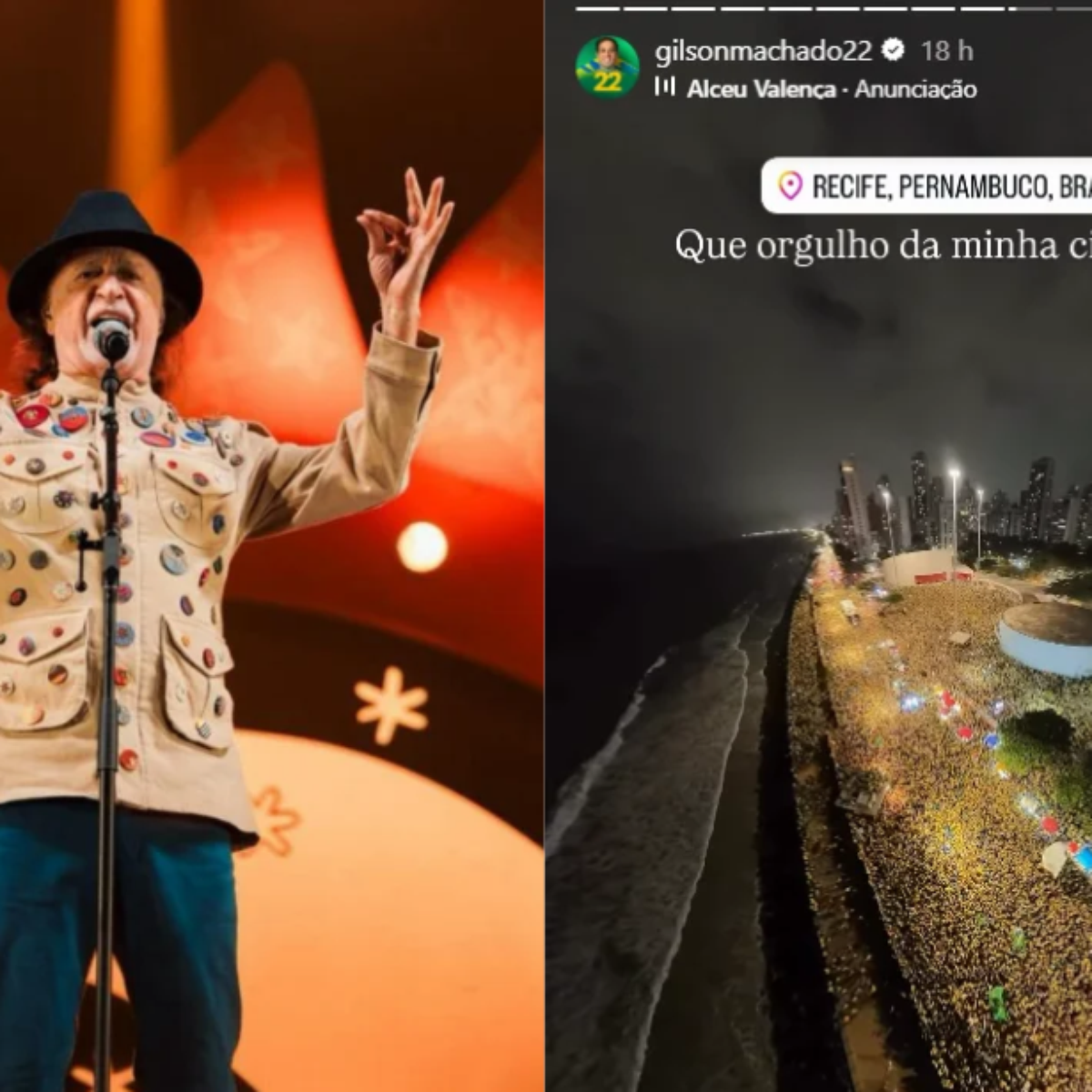 Alceu Valença repudia uso de 'Anunciação' em vídeo de ato pró Flávio Bolsonaro no Recife