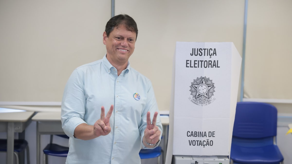 Tarcísio cita otimismo com possível gestão Flávio e voto de indignação com governo sem coragem