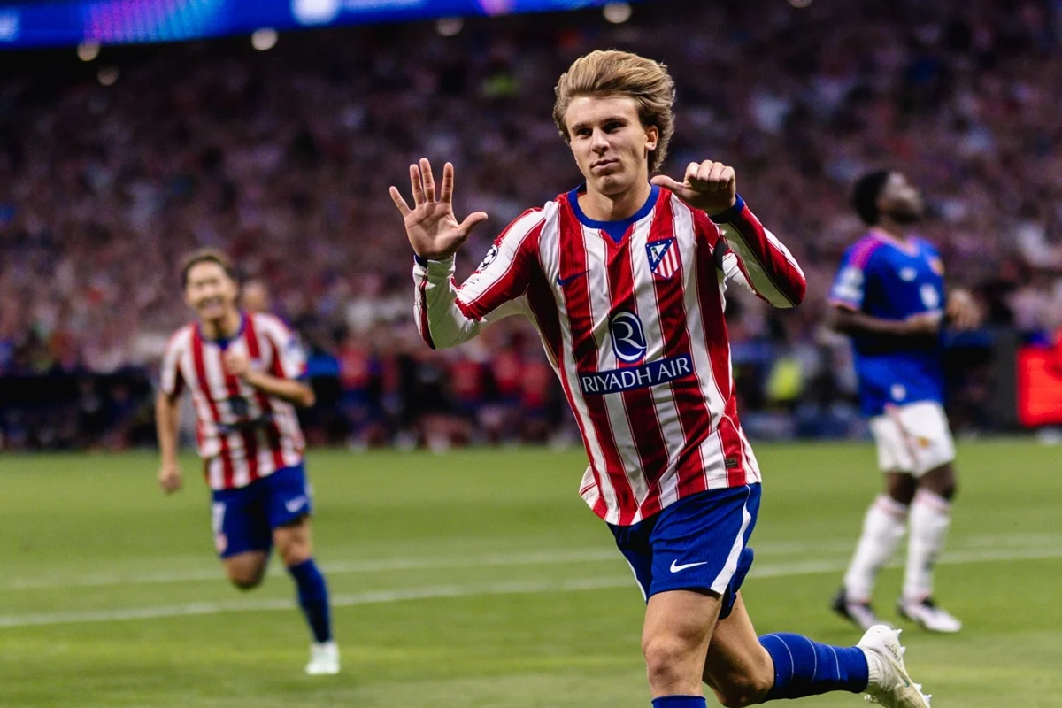 Atlético de Madrid supera o Manchester United pela Champions League