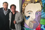 Romero Britto e Leonardo DiCaprio
