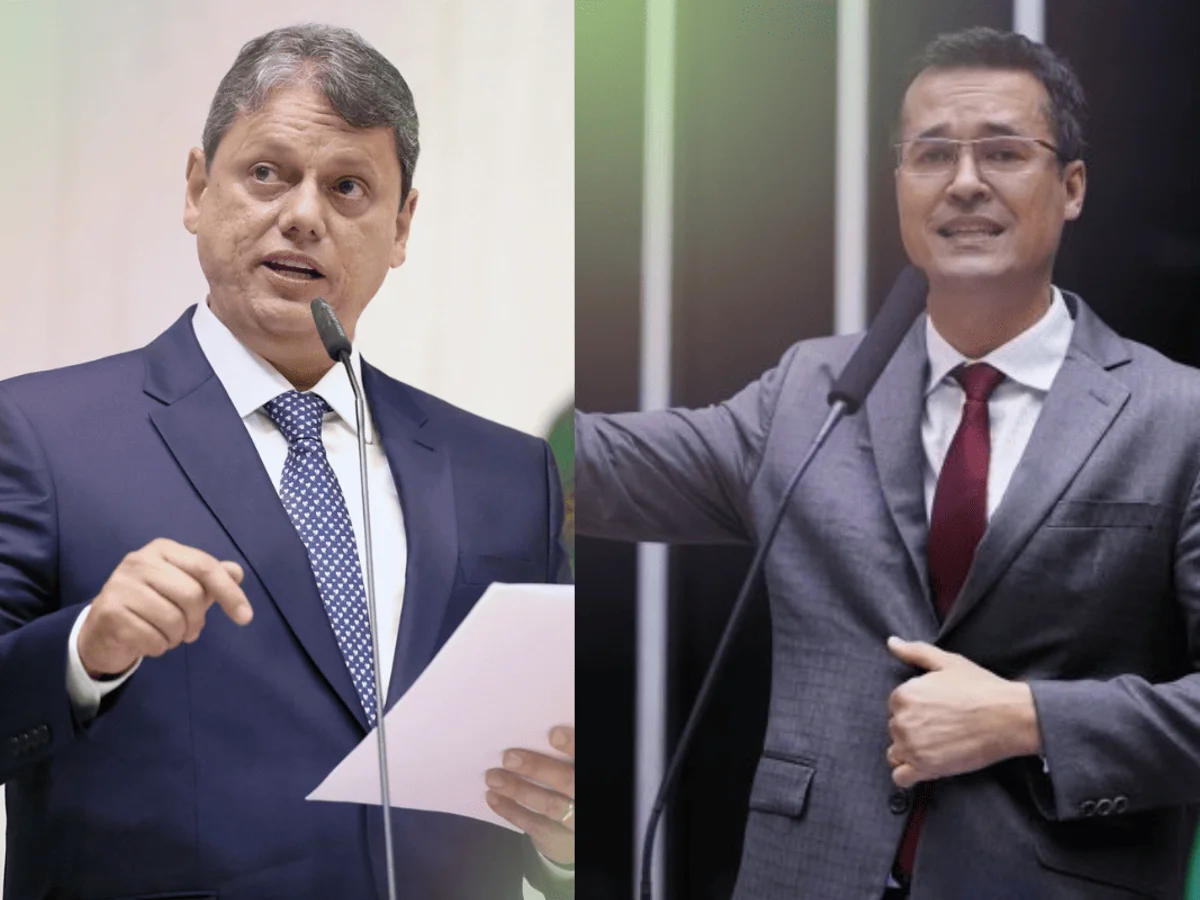 Tarcísio de Freitas elogia e defende que Deltan Dallagnol assuma o Senado