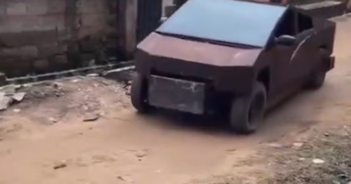‘Cybertralha’: inventor cria o próprio Cybertruck para inveja de Musk; dá uma olhada no genérico