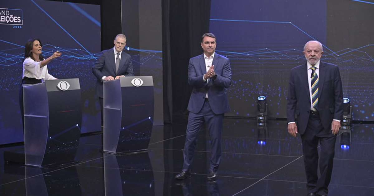 Provocações, bronca e falso alarme de bomba: o debate entre Flávio Bolsonaro e Lula em 7 pontos