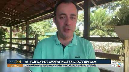 Reitor da PUC-PR morreu após ser atingido por objeto de acrílico nos EUA
