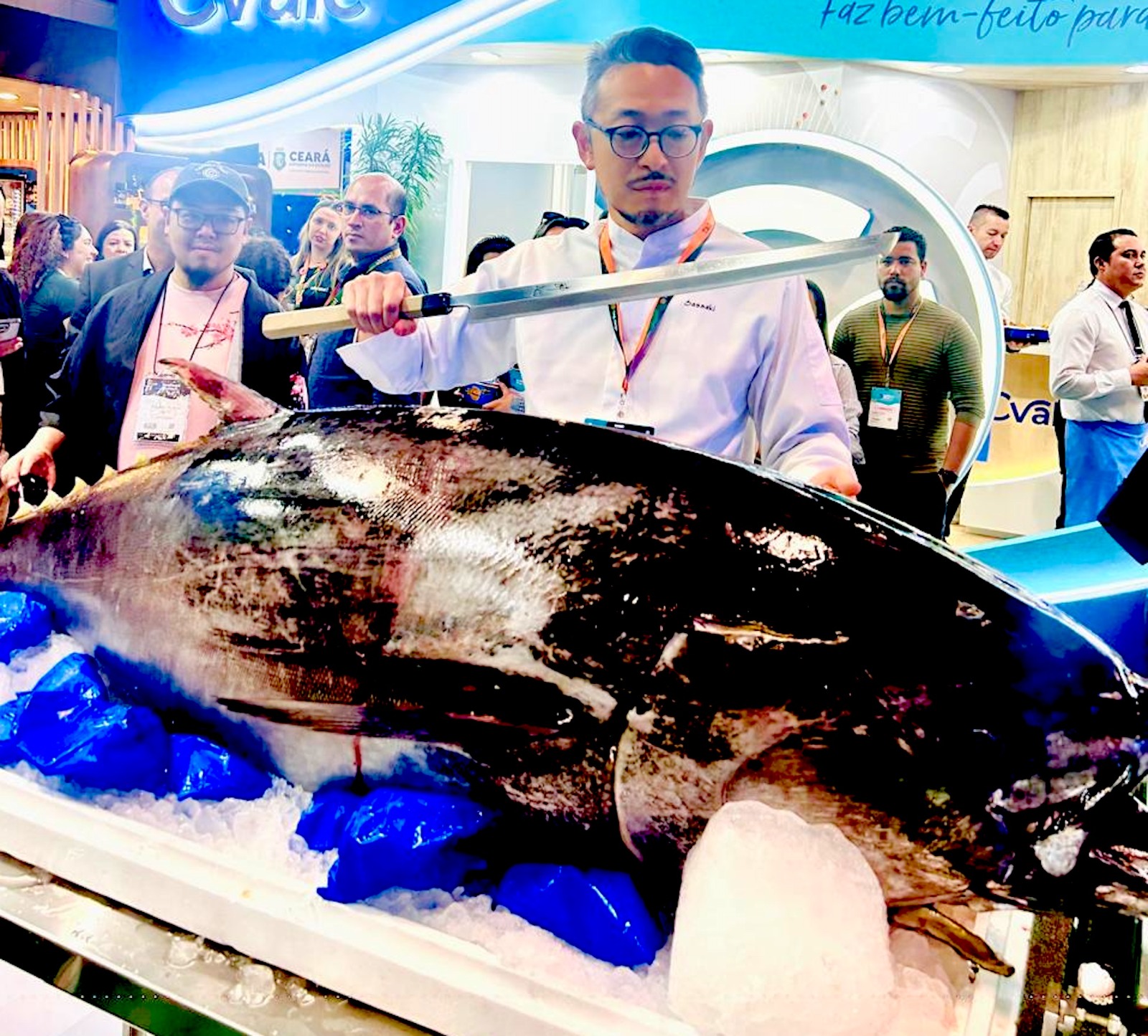 Do pirarucu ao atum: feira apresenta técnicas de corte e conservação do pescado