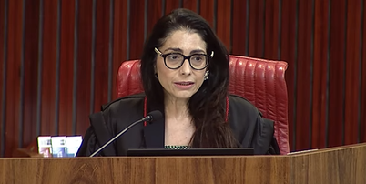 Ministra Estela Aranha durante leitura do seu voto nesta quinta-feira, 8 Foto: Reprodu&ccedil;&atilde;o/Youtube/TSE