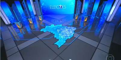 O cen&aacute;rio do debate presidencial na Globo: meses de prepara&ccedil;&atilde;o e cancelamento uma hora antes Foto: Reprodu&ccedil;&atilde;o