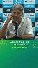 Renato lamenta chances perdidas pelo Grêmio em empate com o Remo