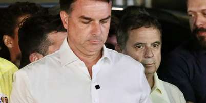 Flávio Bolsonaro não reconheceu a derrota Foto: FREDERICO BRASIL/THENEWS2 / Estadão