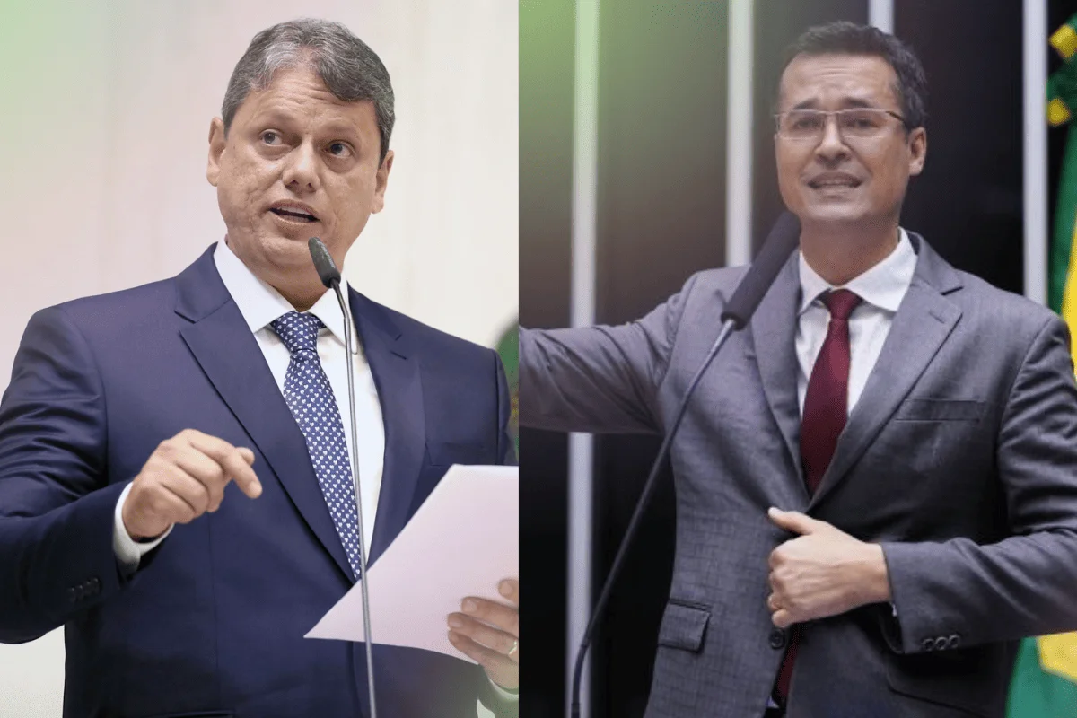 Tarcísio de Freitas defende Deltan Dallagnol.