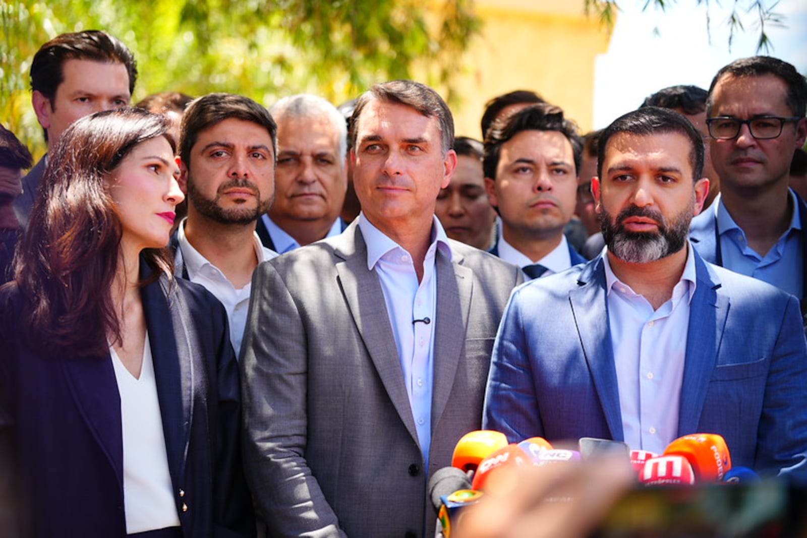 Flávio pediu a aliados por campanha na ponta Vittor Sales/PL - 07.10.2026
